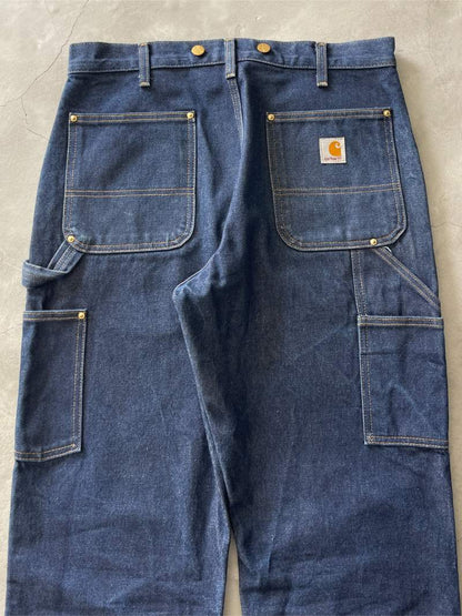 Dark Denim Carhartt Double Knees - 36" x 30"