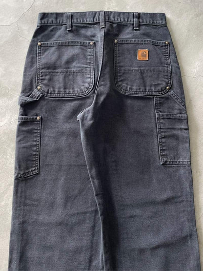 Black Carhartt Double Knees - 33" x 31"