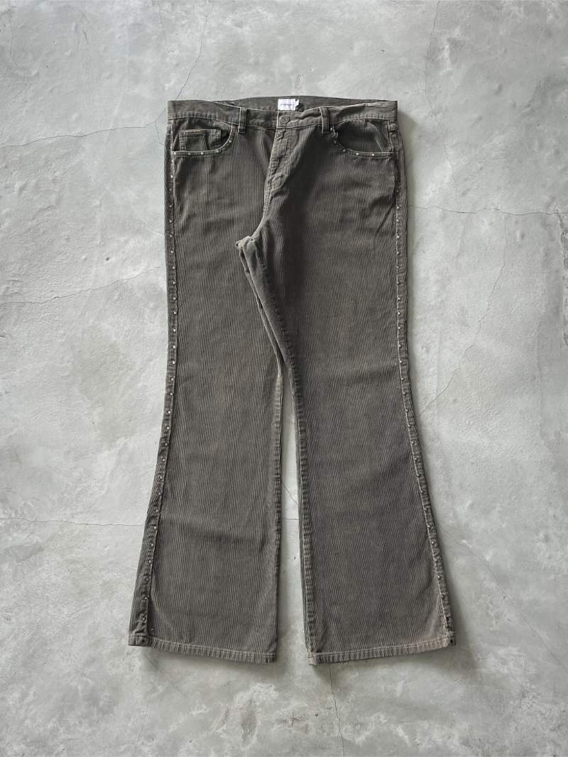 Studded Calvin Klein Corduroy Flares - 38" x 32"