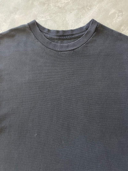 Faded Black Blank T-Shirt - 00s - XL