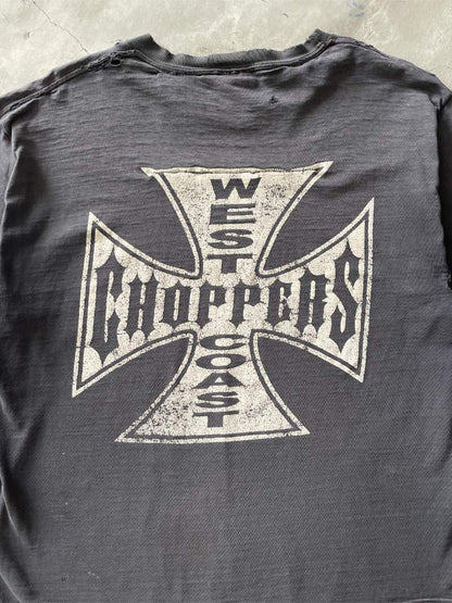 Distressed West Coast Choppers T-Shirt - L/XL