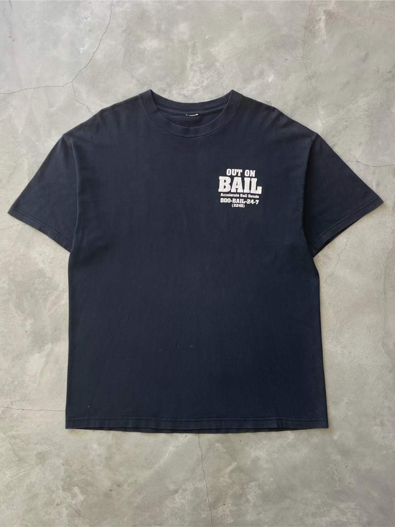 Black Out On Bail T-Shirt - 90s/00s - XL