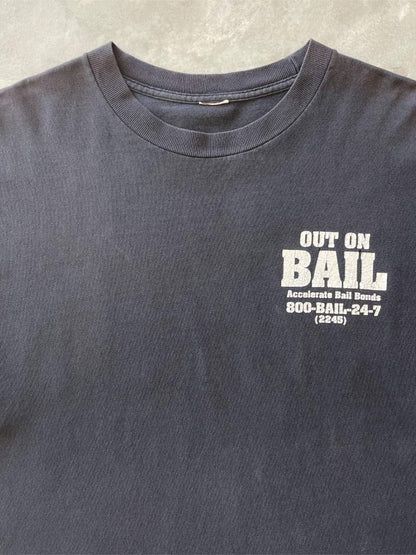 Black Out On Bail T-Shirt - 90s/00s - XL