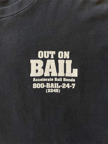 Black Out On Bail T-Shirt - 90s/00s - XL