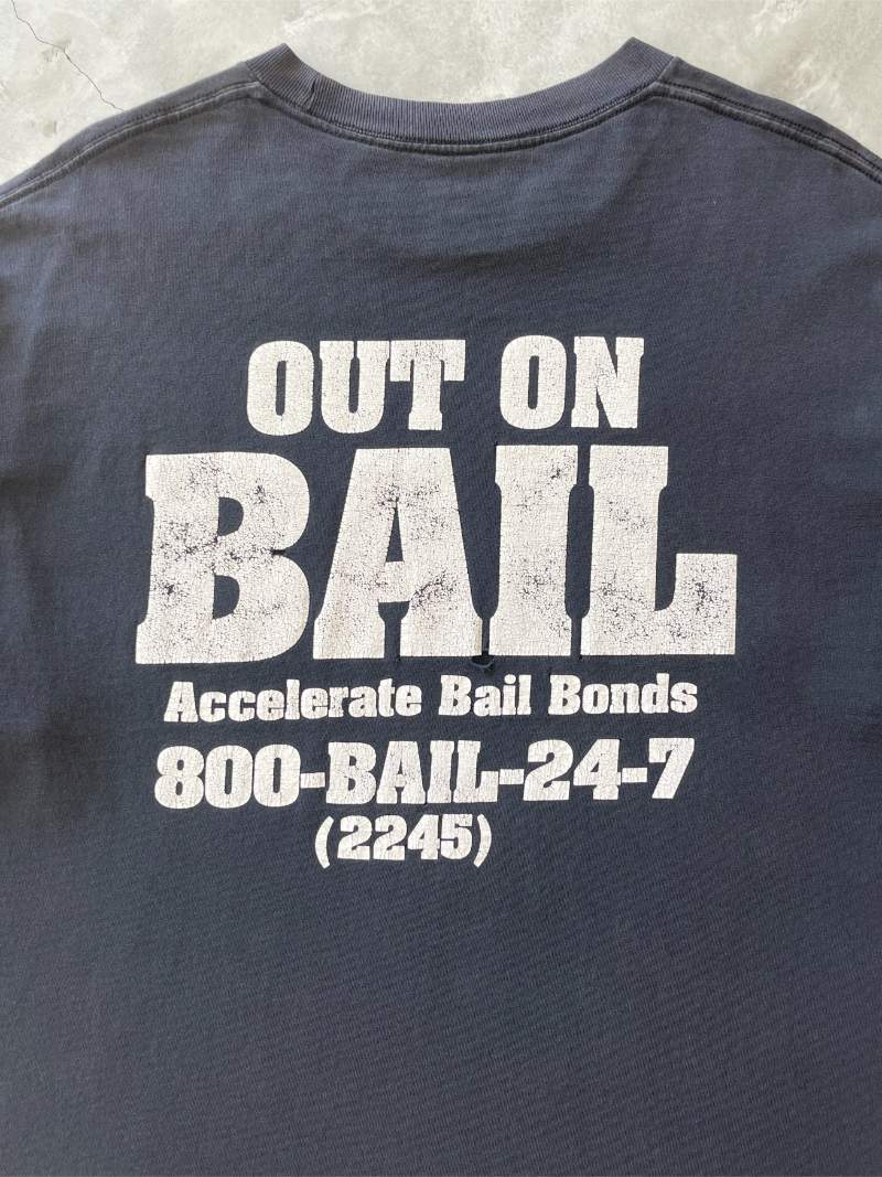 Black Out On Bail T-Shirt - 90s/00s - XL