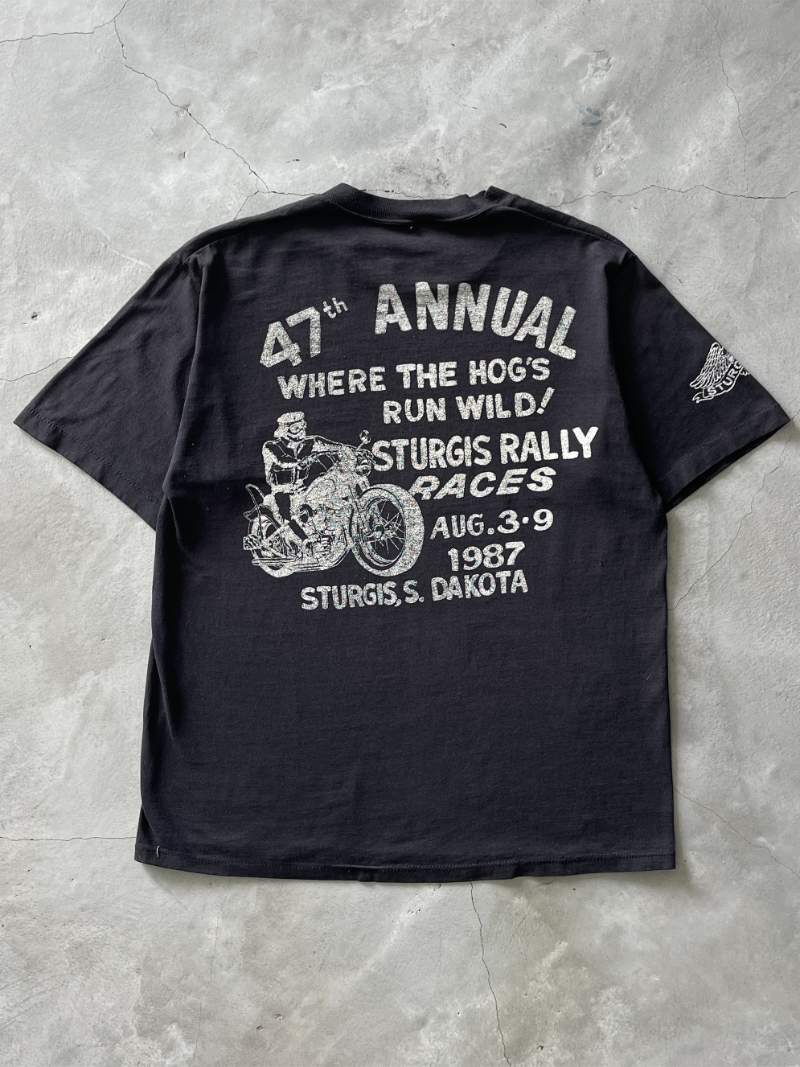 1987 Sturgis Rally Motorcycle T-Shirt - M