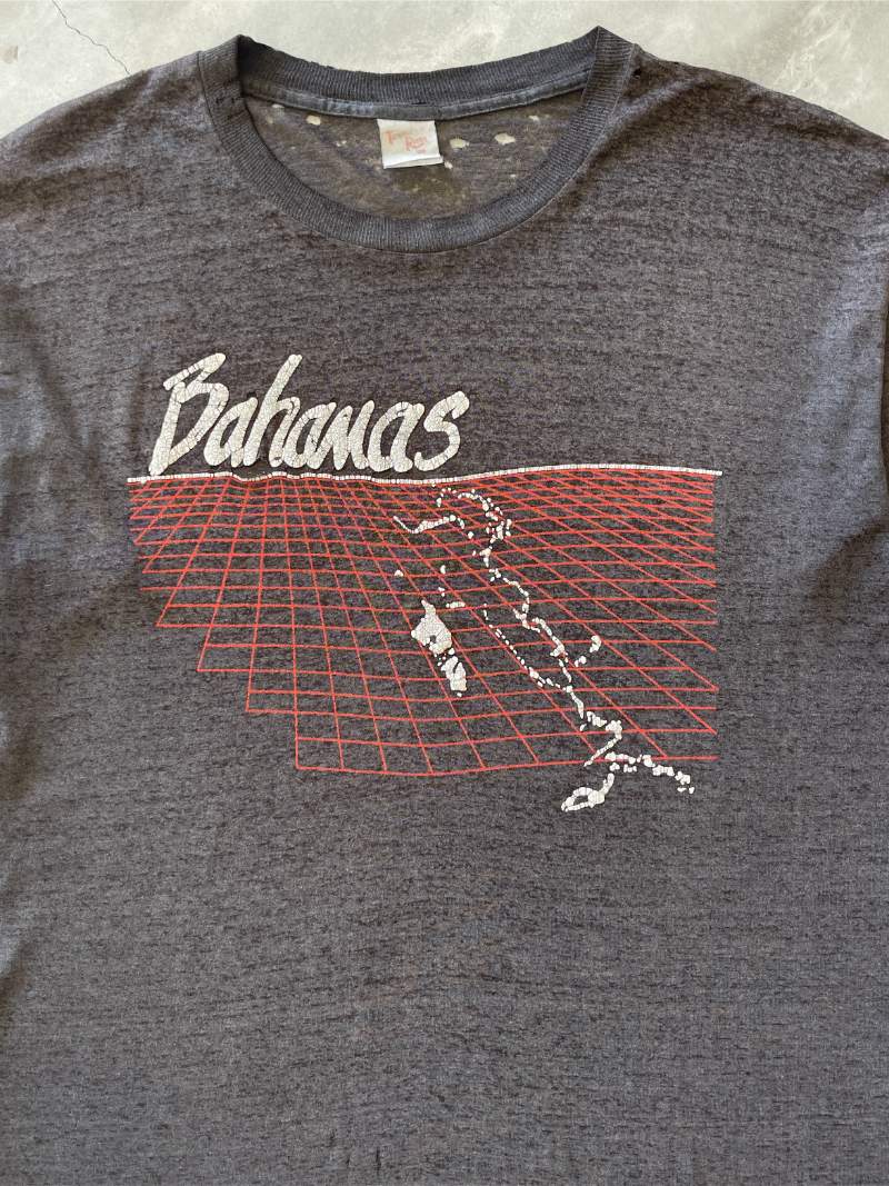 Black Bahamas T-Shirt - 80s - M/L