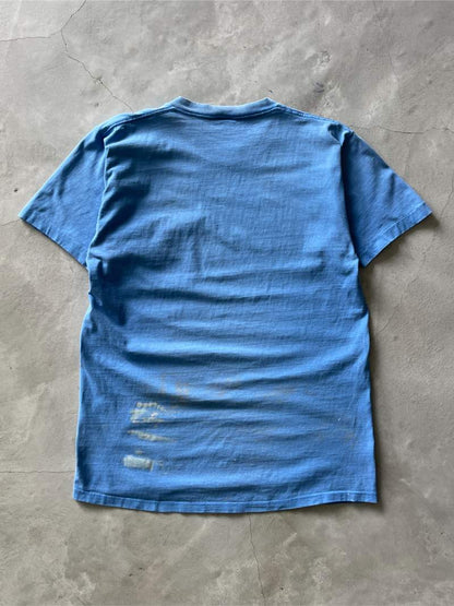 Blue Painted Blank T-Shirt - S/M