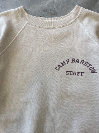 Bone White Camp Barstow Cut-Off Sweatshirt - 50s/60s - L