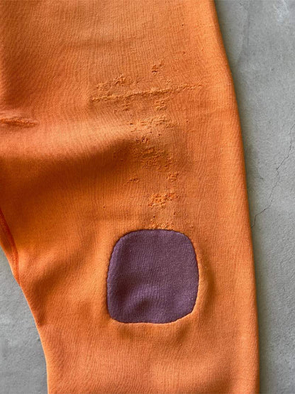 Repaired Orange Creamsicle Sweat Pants - 50s/60s -