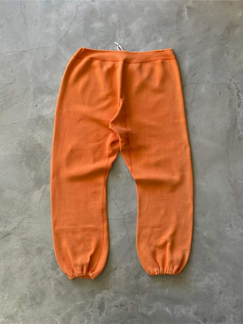 Repaired Orange Creamsicle Sweat Pants - 50s/60s -