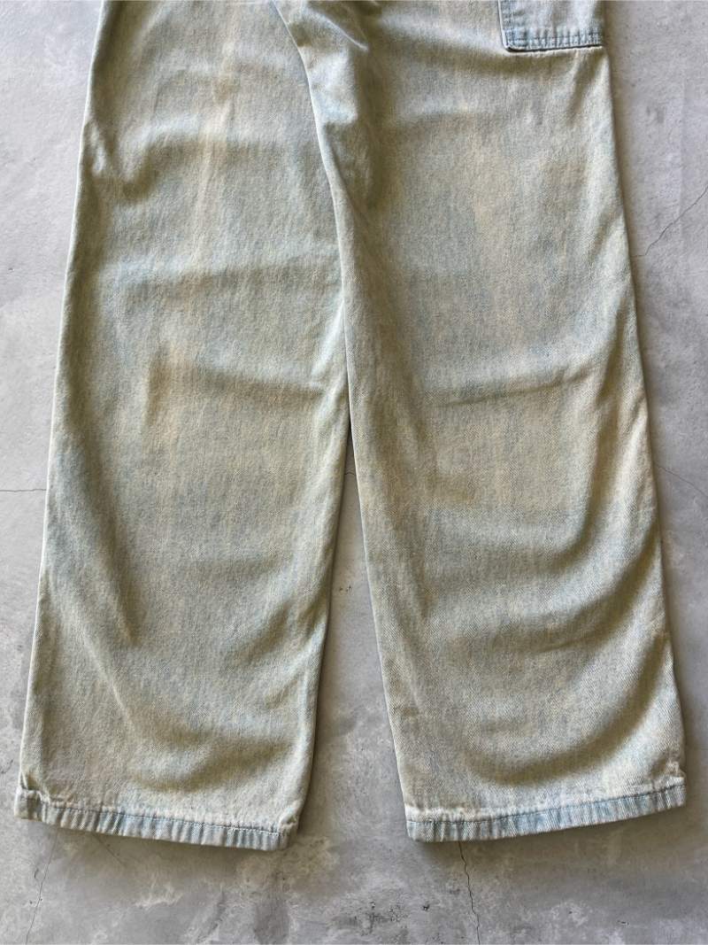 Mud Wash Denim Carhartt Carpenter Pants - 80s - 32"