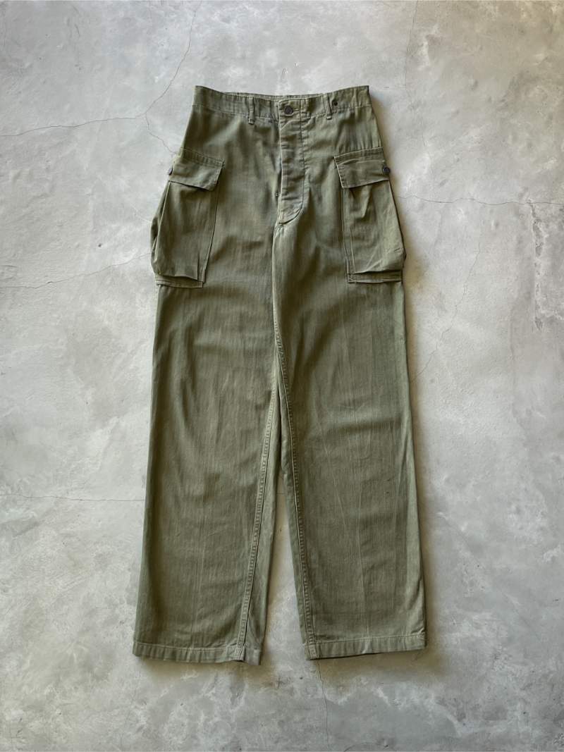 WW2 HBT 13 Star Cargo Pocket Pants - 40s - 30"