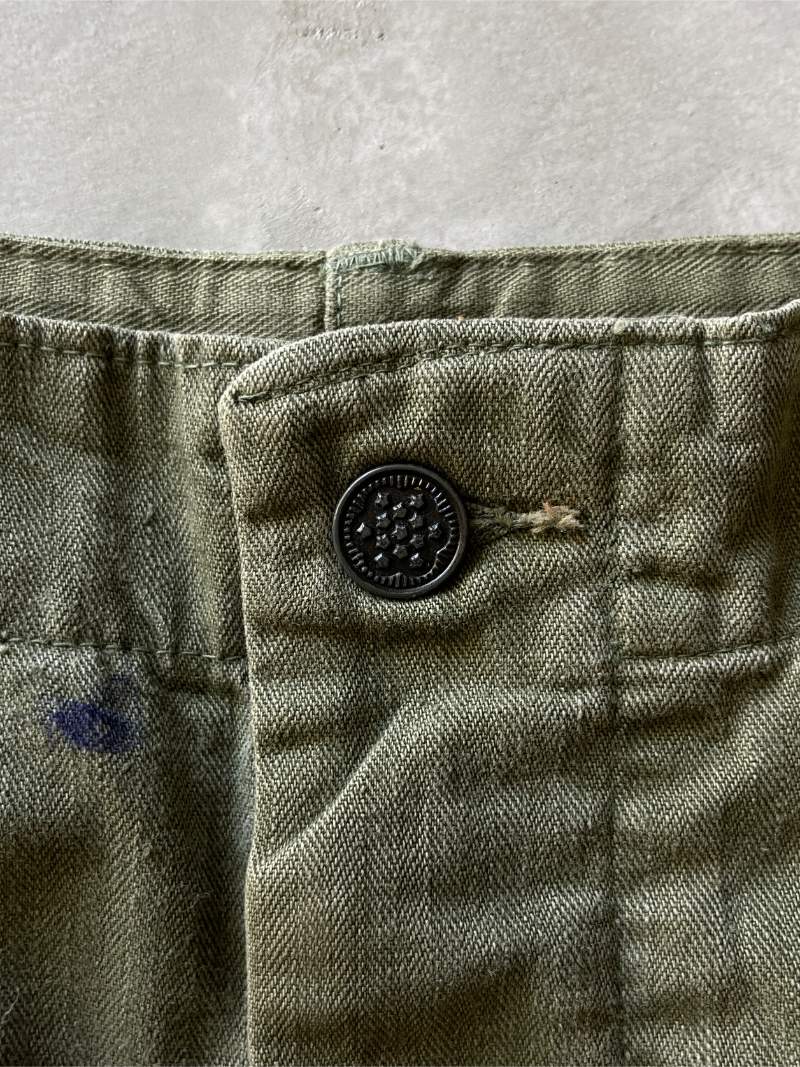 WW2 HBT 13 Star Cargo Pocket Pants - 40s - 30"