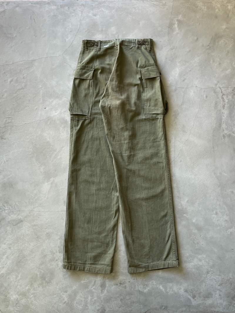 WW2 HBT 13 Star Cargo Pocket Pants - 40s - 30"