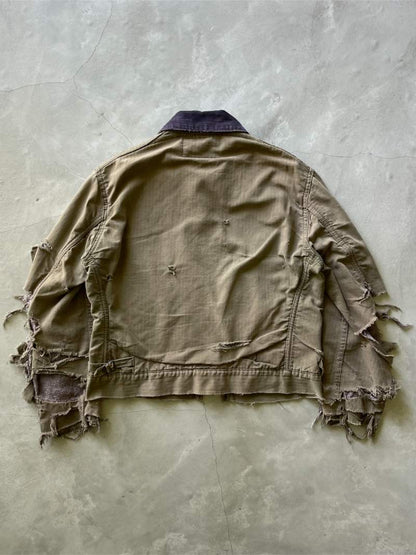 Thrashed HBT Military Jacket - 40s - L