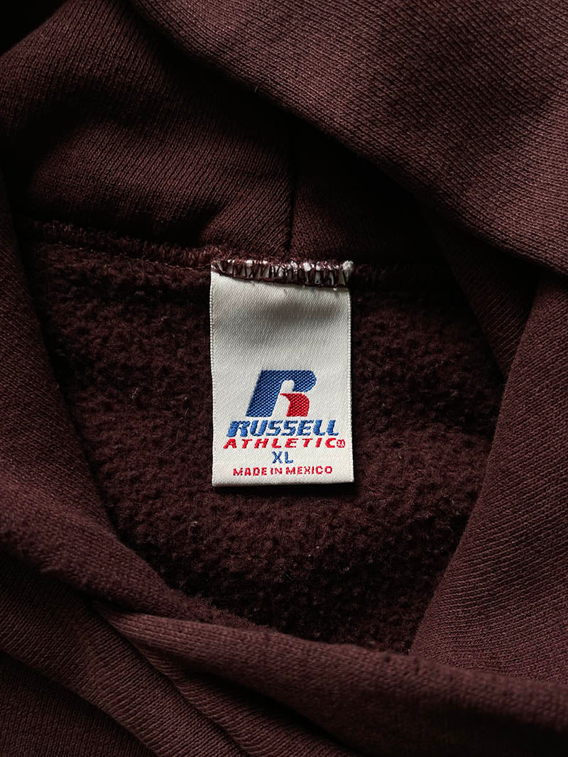 Maroon Russell Athletic Hoodie - 00s - XL