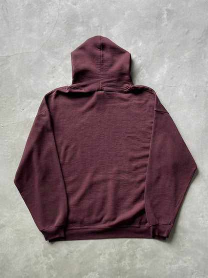 Maroon Russell Athletic Hoodie - 00s - XL