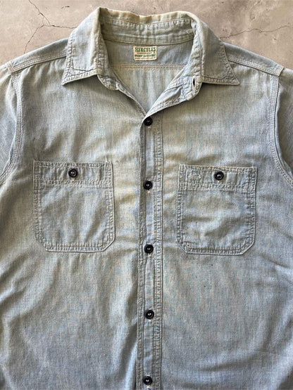 Hercules Chambray Button Down Shirt - M