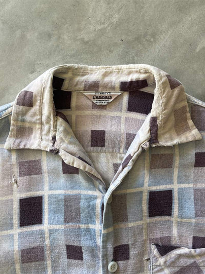 Penney's Printed Button Down Flannel - L