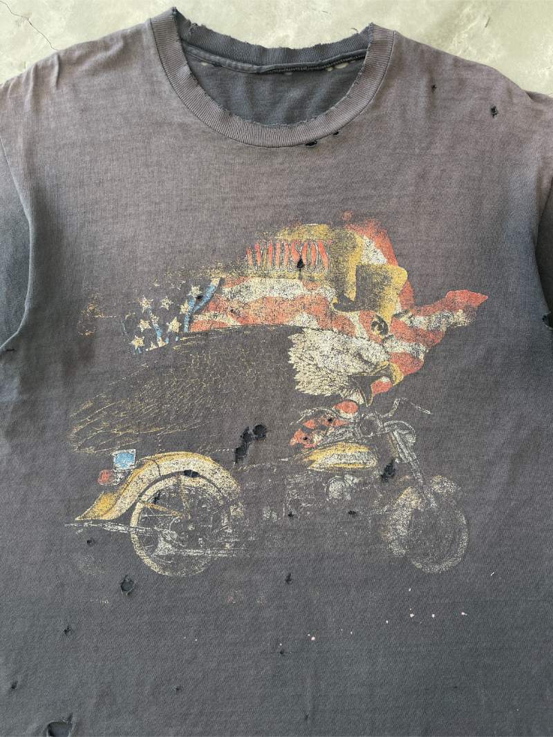 Distressed Harley Davidson T-Shirt - L