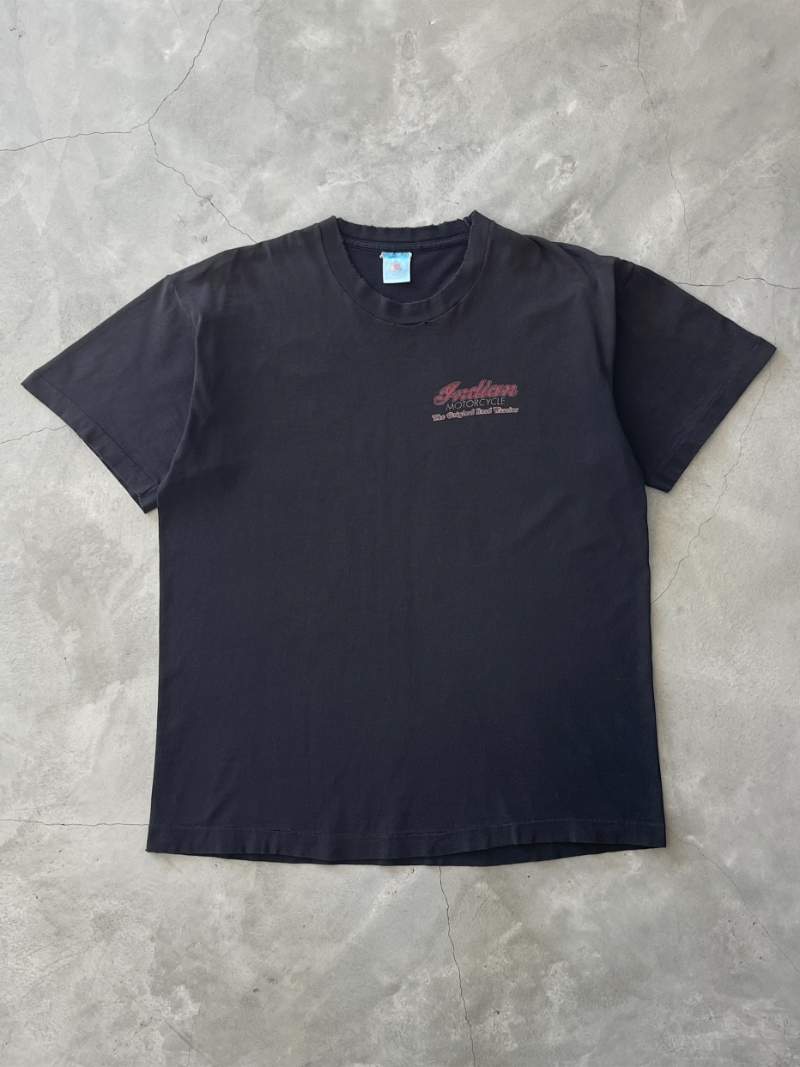 Indian Motorcycle T-Shirt - 90s - L