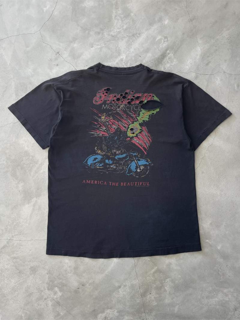 Indian Motorcycle T-Shirt - 90s - L