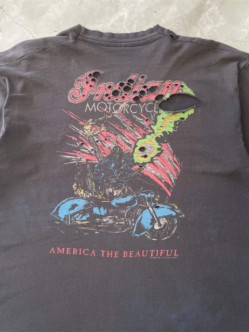 Indian Motorcycle T-Shirt - 90s - L