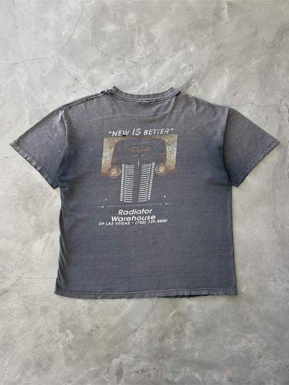 Sun Faded Radiator Warehouse T-Shirt - XL