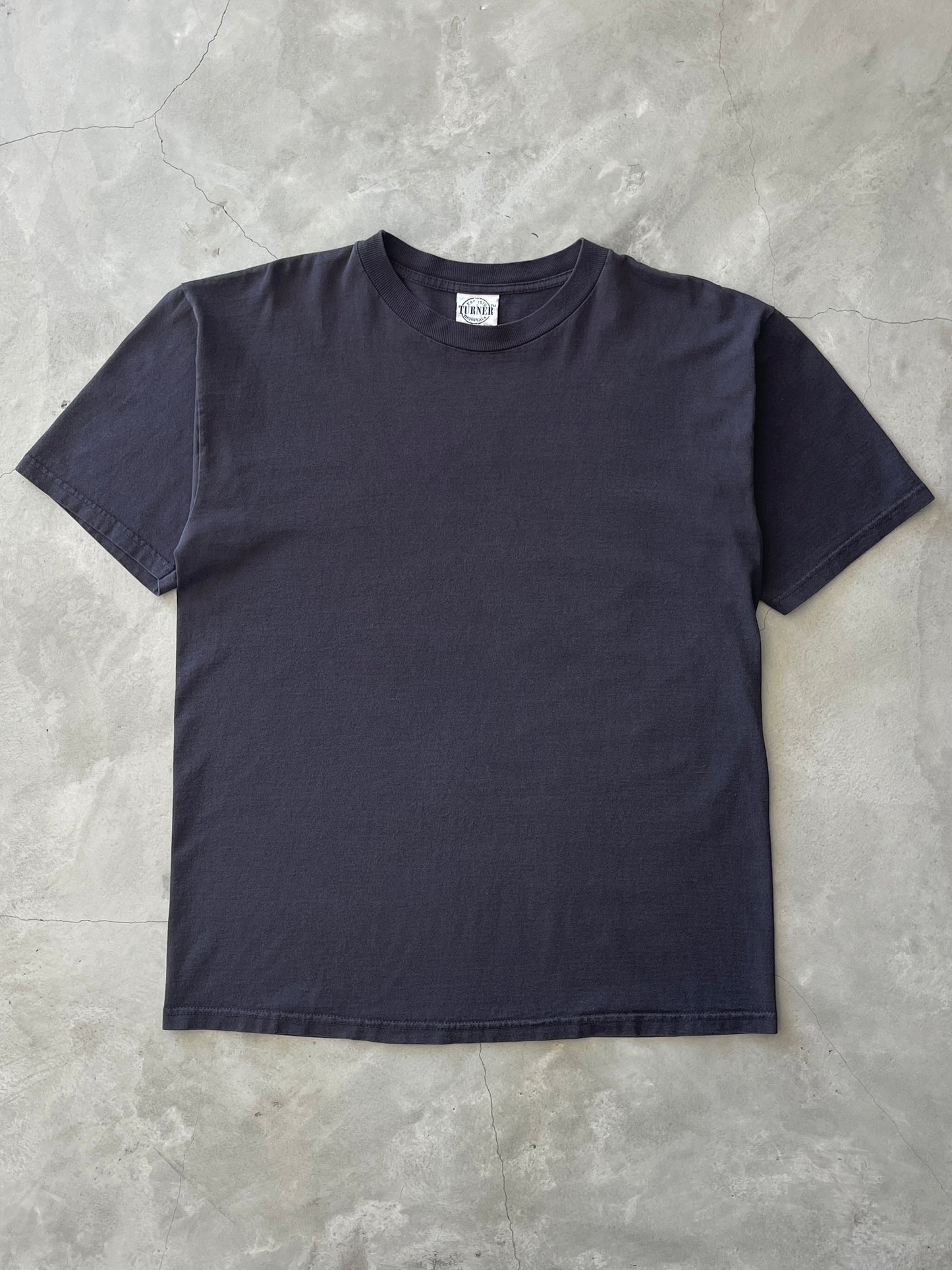 Faded Black Blank T-Shirt - XL