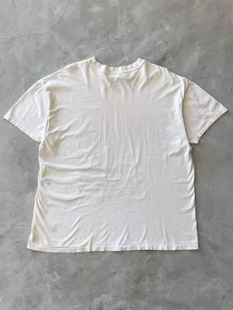 Distressed White T-Shirt - XXL