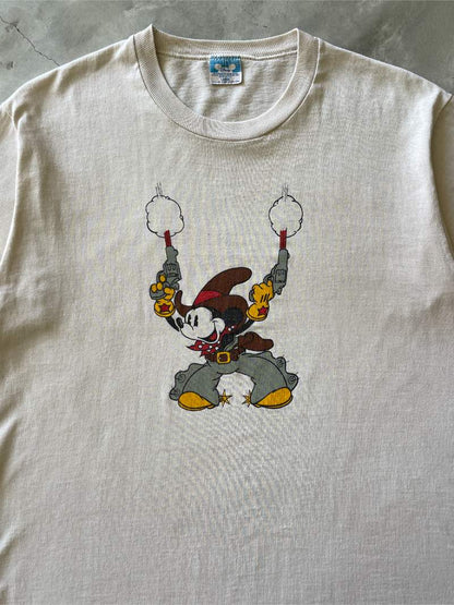 Mickey Mouse Gunslinger T-Shirt - L