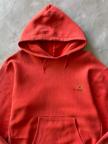 Sunset Red Carhartt Hoodie - XXL