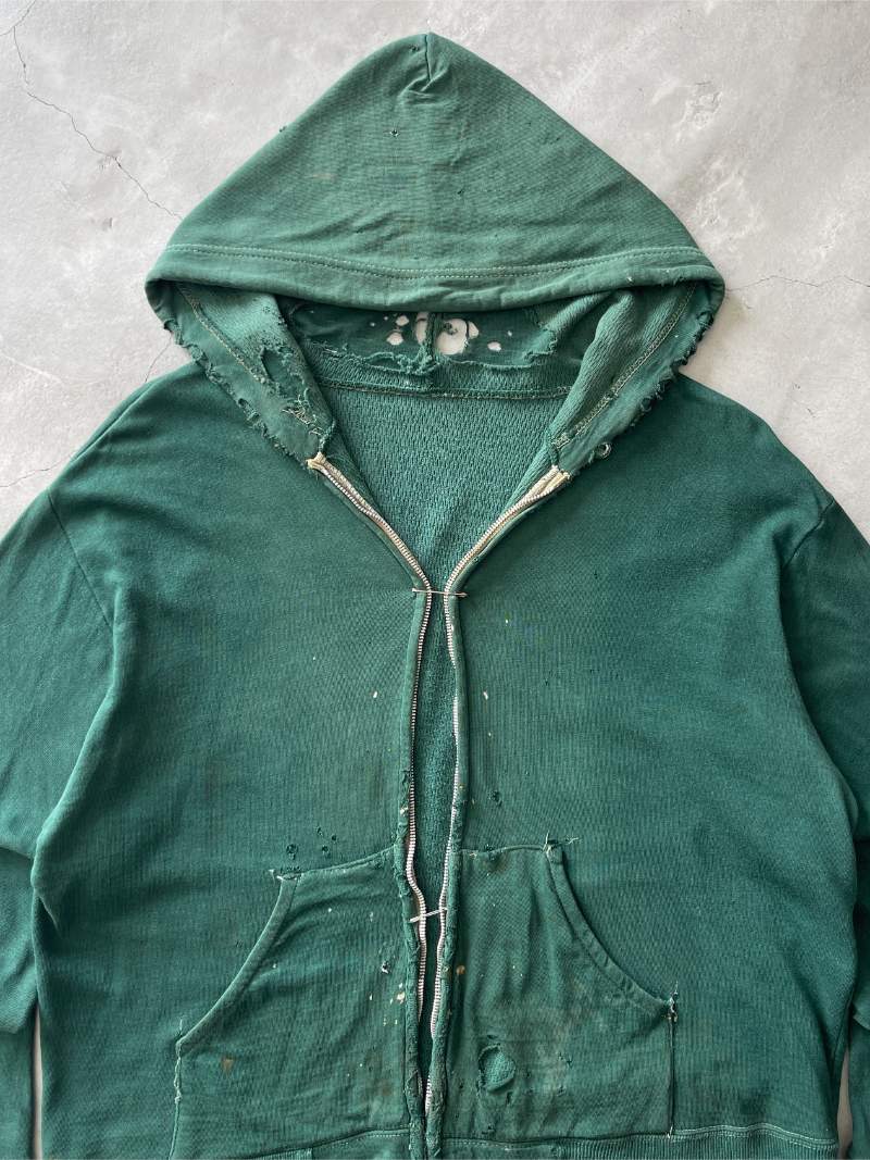 Green Thermal Lined Hoodie - M