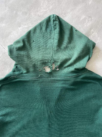 Green Thermal Lined Hoodie - M