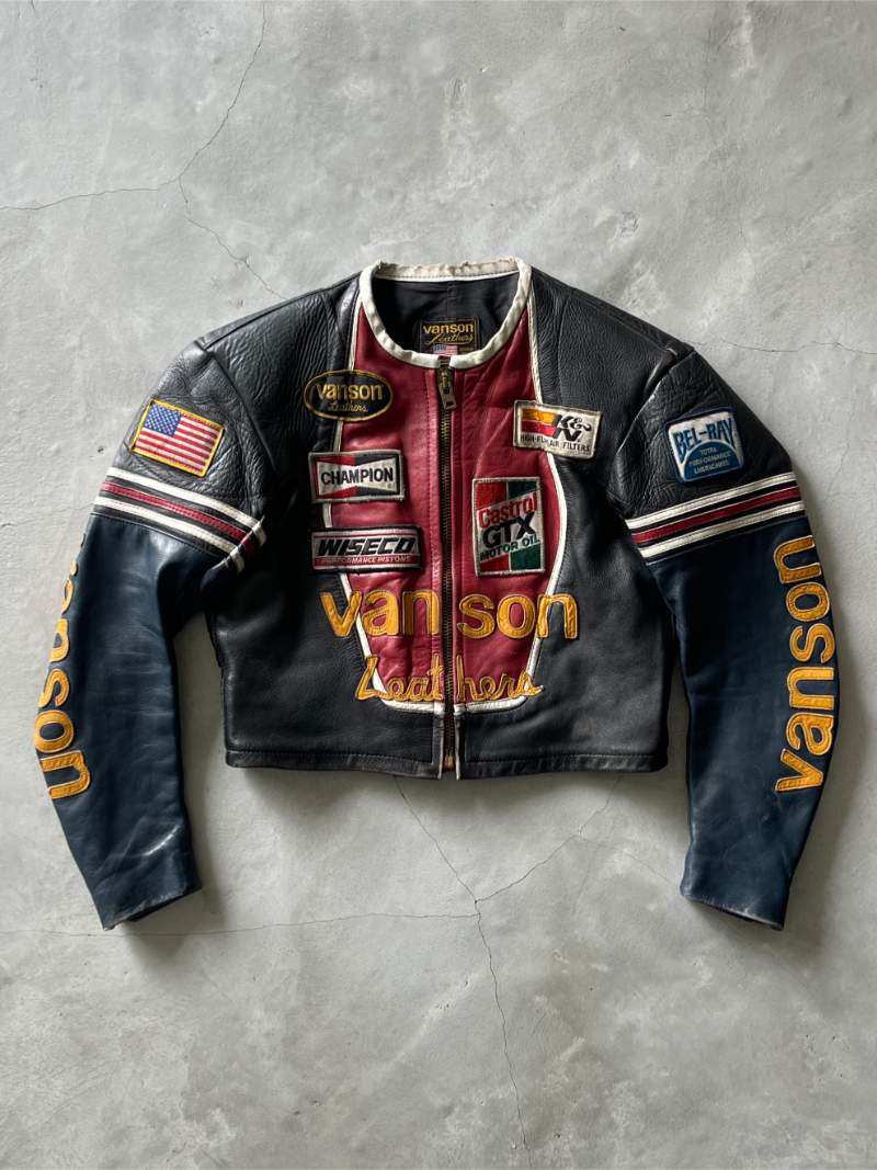 Vanson Leather Racing Jacket - M/L