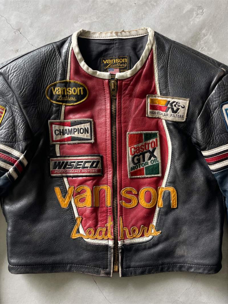 Vanson Leather Racing Jacket - M/L