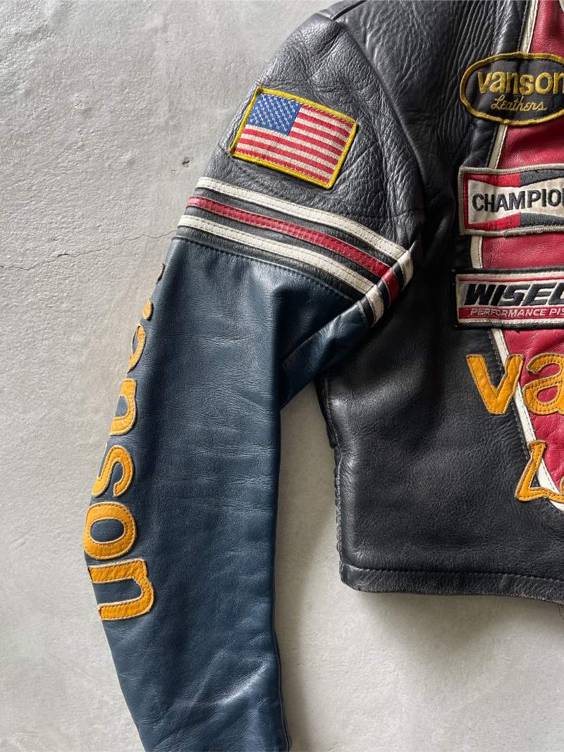 Vanson Leather Racing Jacket - M/L