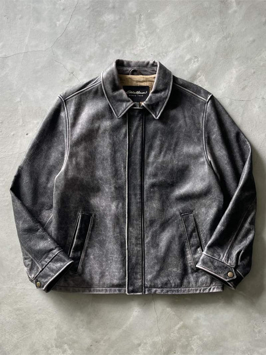 Eddie Bauer Leather Jacket - L