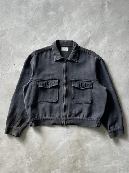 Black Whipcord Work Jacket - XL