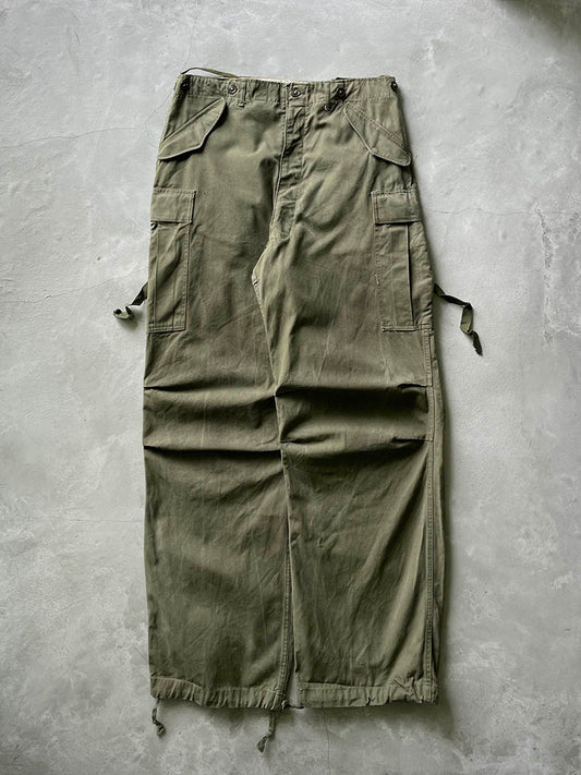 Military Green M-65 Trousers - 60s - 36" Adjustable