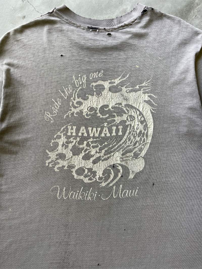 Harley Davidson Waikiki, Maui Hawaii Harley Davidson T-Shirt - 80s/90s - L