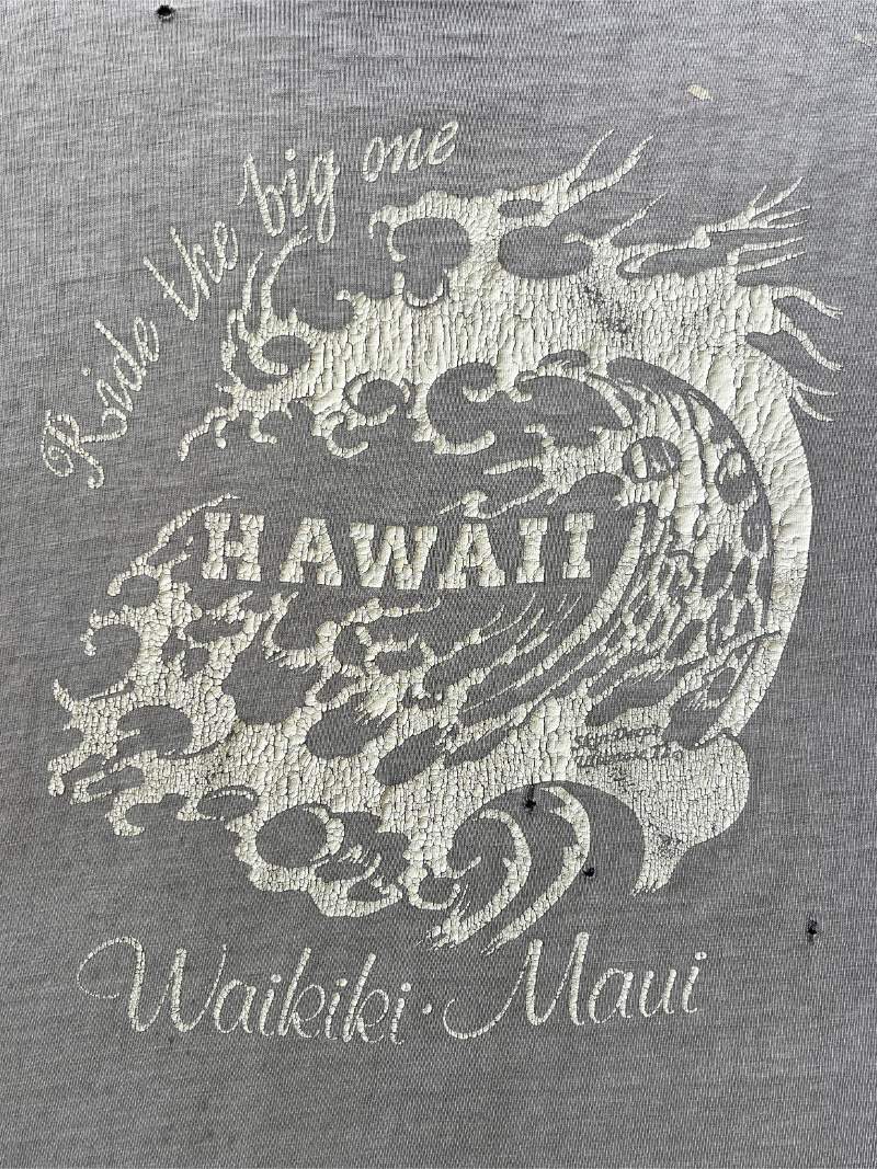 Harley Davidson Waikiki, Maui Hawaii Harley Davidson T-Shirt - 80s/90s - L