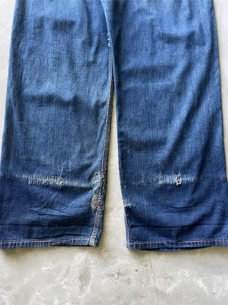 Repaired N&W Denim Carpenter Pants - 50s - 36"