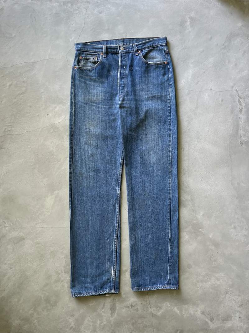 Dark Levi's 501 Denim Jeans - 80s - 32"