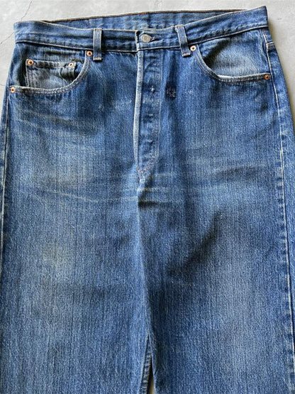 Dark Levi's 501 Denim Jeans - 80s - 32"