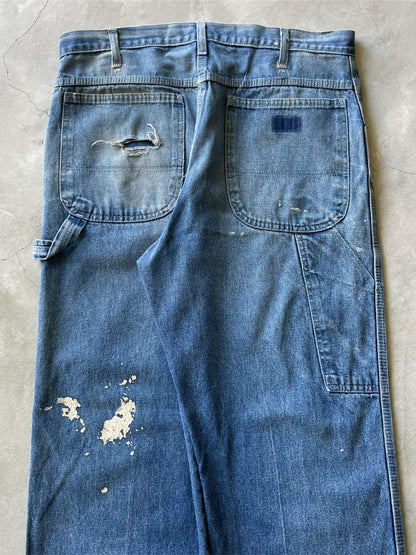 Mud Wash Denim Carpenters Pants - 00s - 34"