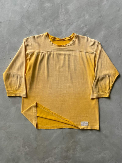 Extremely Sun Faded Yellow Russell Southern Jersey Shirt - 60s - XL