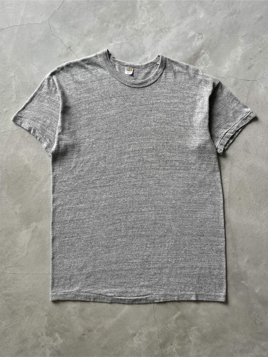 Heather Grey Russell Southern Blank T-Shirt - 60s - XL