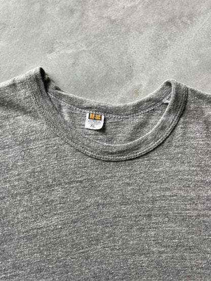 Heather Grey Russell Southern Blank T-Shirt - 60s - XL